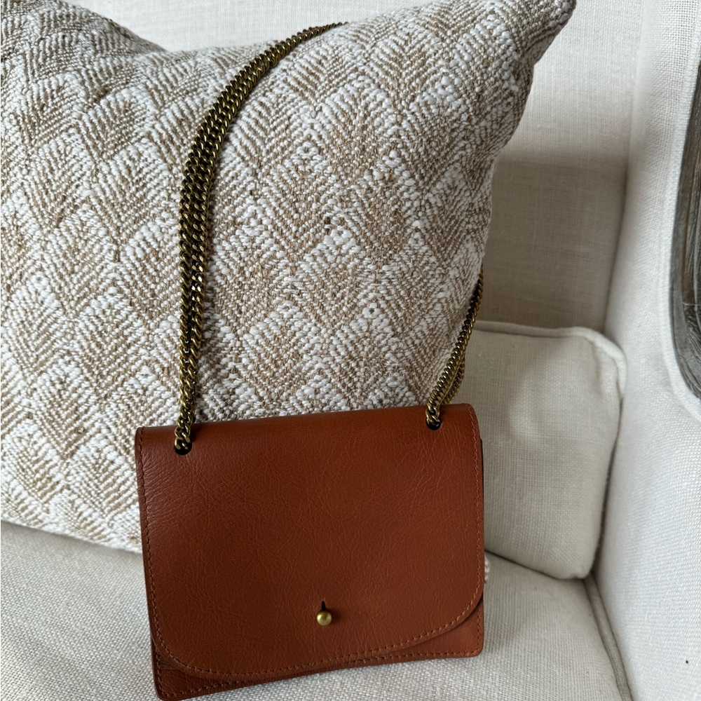 Mini Madewell purse with gold chain